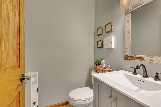 1502 9th St N, Sartell, MN 56377 - half bathroom with toilet and vanity