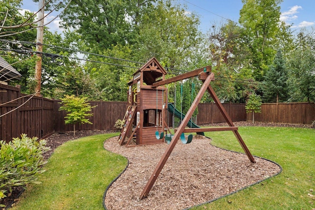 view of play area