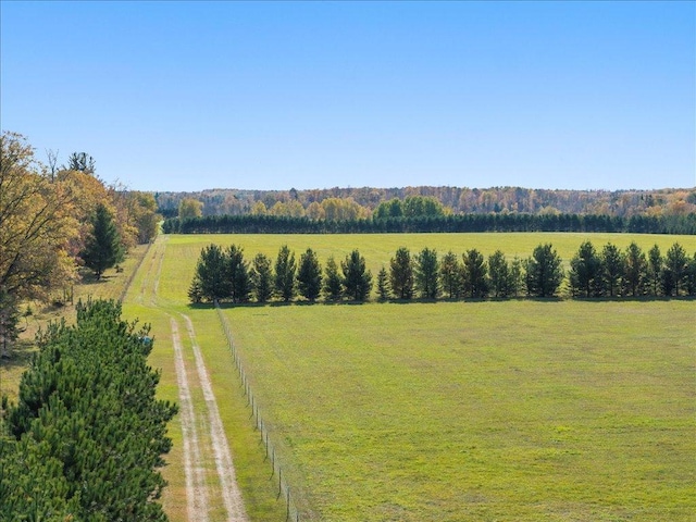 view of rural area