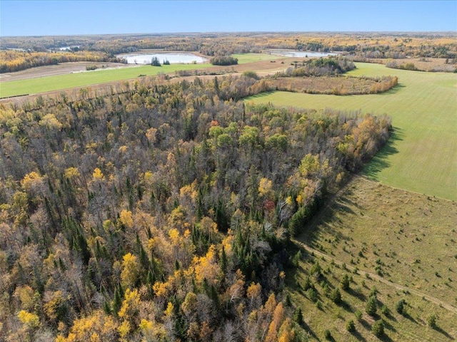 aerial overview of property's location featuring rural landscape