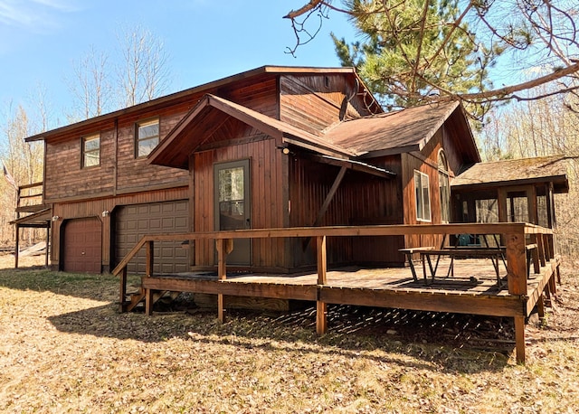 3333 Randa Rd, Orr, MN 55771 - back of property featuring a deck