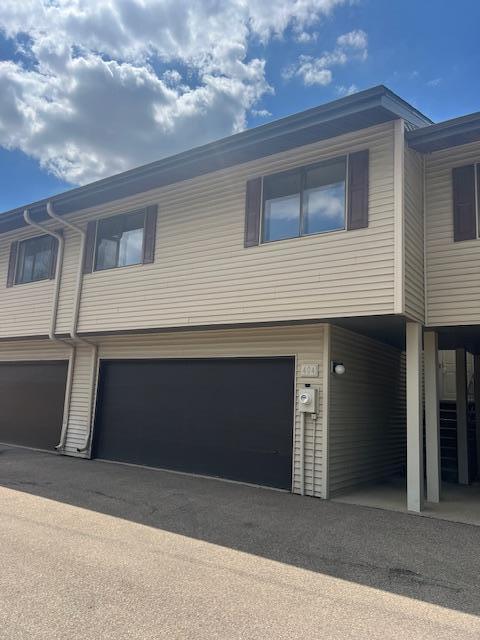 multi unit property with an attached garage