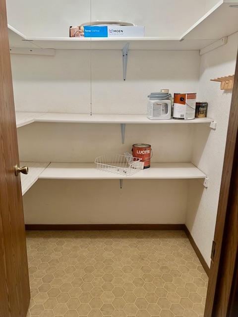 view of pantry