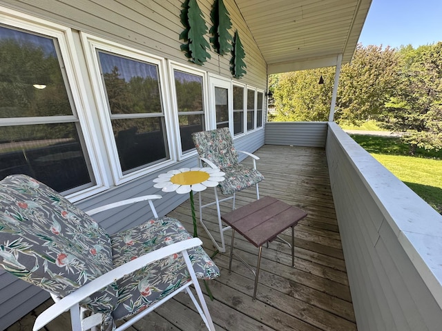 4220 23rd St NW, Willmar, MN 56201 - view of wooden terrace