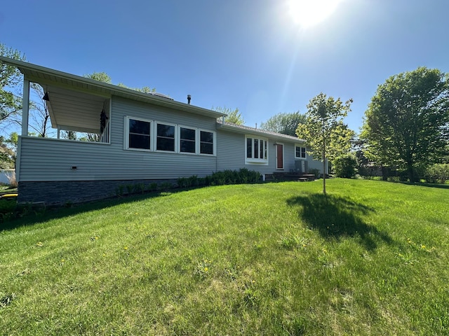 4220 23rd St NW, Willmar, MN 56201 - view of front of house with a front yard