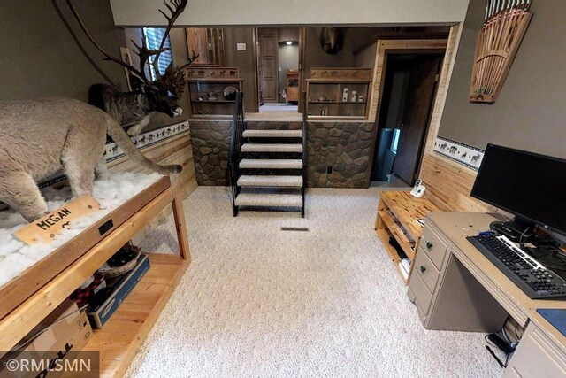 404 Clayborn Ave, Parkers Prairie, MN 56361 - living room with carpet