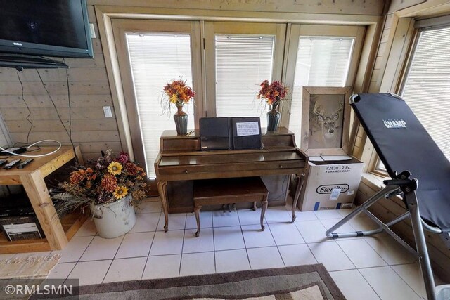 404 Clayborn Ave, Parkers Prairie, MN 56361 - living area with healthy amount of natural light and tile patterned flooring