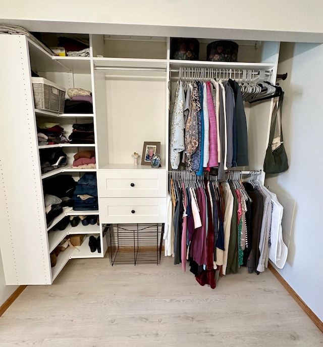view of closet