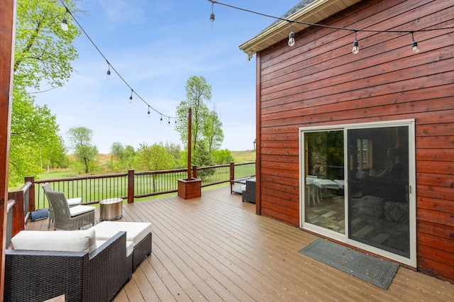 5784 Mcgowan Rd, Brainerd, MN 56401 - view of wooden deck