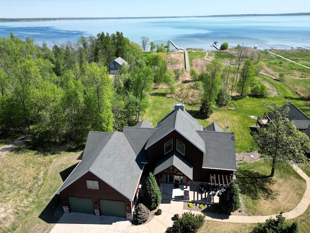 5784 Mcgowan Rd, Brainerd, MN 56401 - aerial view of property and surrounding area with a nearby body of water