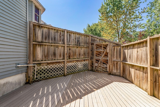 view of deck