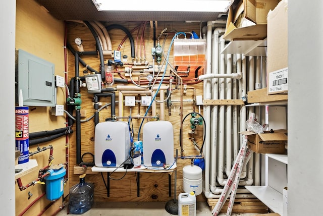 storage with electric panel