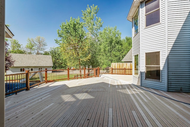 view of deck