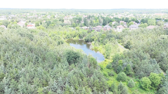 217 Canyon Dr, Hudson, WI 54016 - aerial view of property's location featuring a large body of water and a heavily wooded area
