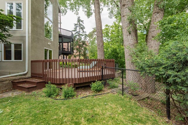 2 Edgcumbe Pl, Saint Paul, MN 55116 - view of wooden deck