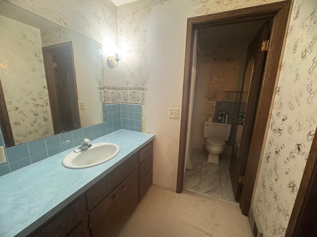 1725 Woodlawn Ave, Owatonna, MN 55060 - bathroom featuring vanity and toilet
