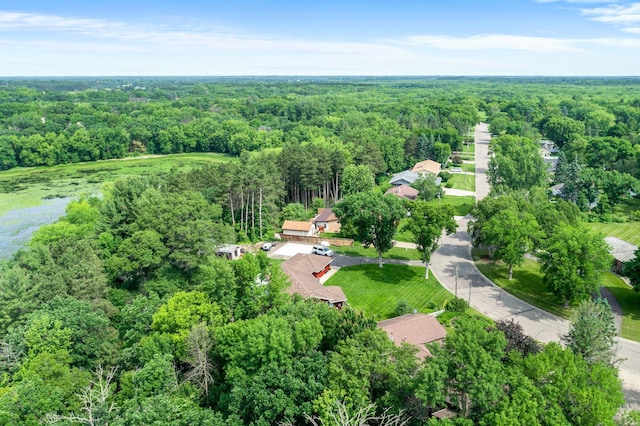 331 Sunset Ln N, Cambridge, MN 55008 - aerial overview of property's location with a heavily wooded area