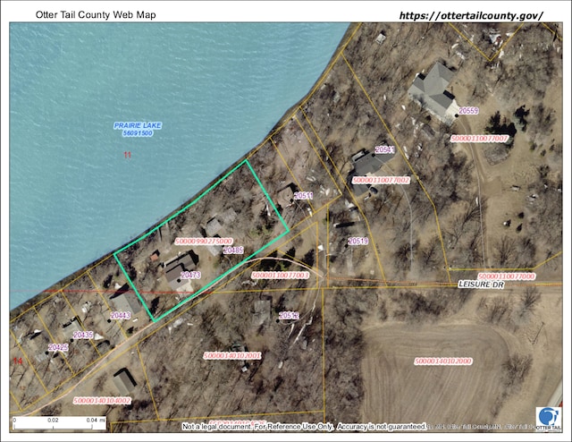 20473 Leisure Dr, Pelican Rapids, MN 56572 - map of property location