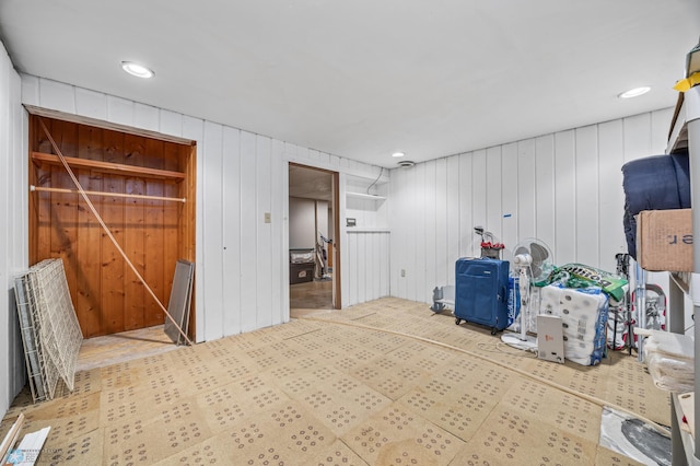 2020 5th St S, Moorhead, MN 56560 - finished basement featuring wooden walls
