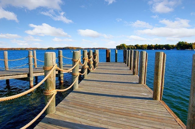 20545 Linden Rd, Deephaven, MN 55331 - dock area featuring a water view