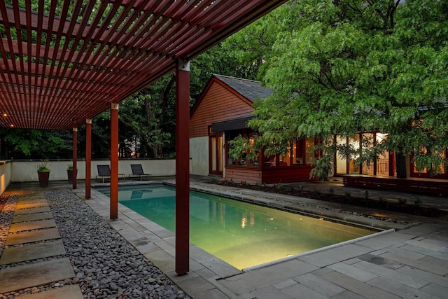 20545 Linden Rd, Deephaven, MN 55331 - view of pool with a pergola and a patio
