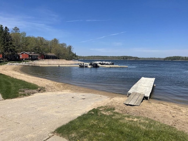 25186 US-71 # 18, Park Rapids, MN 56470 - water view with a boat ramp and a boat dock