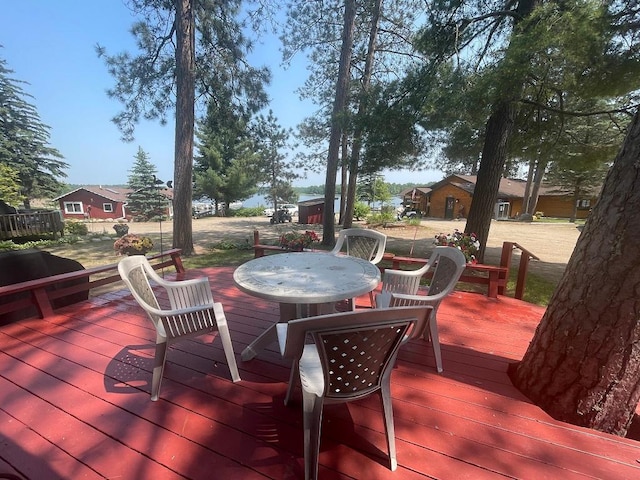 25186 US-71 # 18, Park Rapids, MN 56470 - deck featuring outdoor dining area