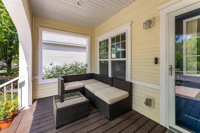 2737 Faulkner Dr, Chaska, MN 55318 - view of wooden deck