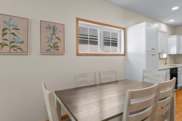 2737 Faulkner Dr, Chaska, MN 55318 - dining area featuring recessed lighting and light wood finished floors
