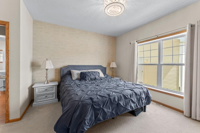2737 Faulkner Dr, Chaska, MN 55318 - carpeted bedroom with baseboards and a textured ceiling