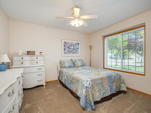 9349 Kimberly Ln N, Maple Grove, MN 55311 - bedroom featuring carpet, baseboards, and ceiling fan