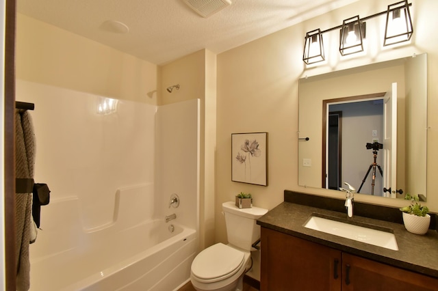 1212 7th St S, Waite Park, MN 56387 - full bath with toilet, shower / tub combination, and vanity