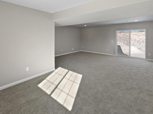 7463 147th Ln NW, Ramsey, MN 55303 - carpeted empty room featuring baseboards and recessed lighting