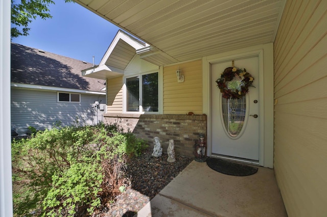 2506 Woodridge Ln, Brainerd, MN 56401 - doorway to property with brick siding