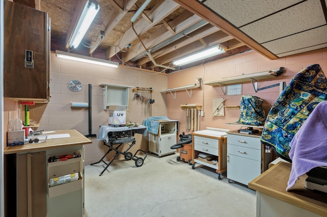 19375 181st Ave NW, Big Lake Twp, MN 55309 - unfinished basement with concrete block wall