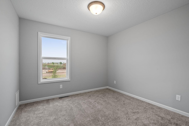 14617 Quintana St NW, Ramsey, MN 55303 - unfurnished room with carpet flooring, a textured ceiling, and baseboards