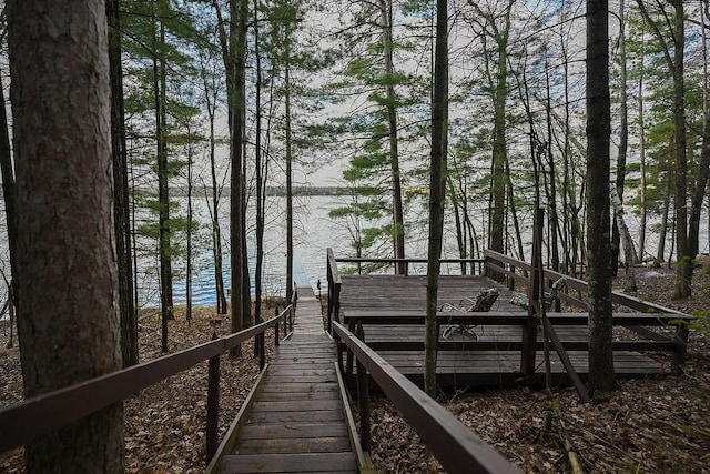 1196 Blackburn Rd, Scott Twp, WI 54801 - view of community featuring a water view