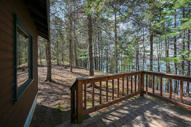 1196 Blackburn Rd, Scott Twp, WI 54801 - view of wooden deck