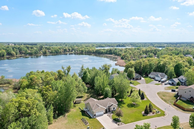 855 Elins Lake Rd SE, Cambridge, MN 55008 - drone / aerial view of a large body of water and a forest