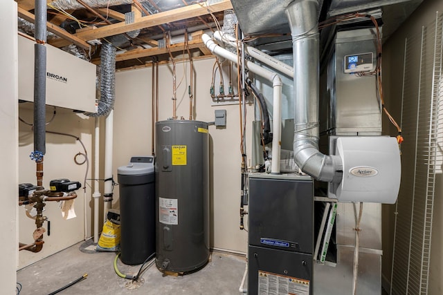 855 Elins Lake Rd SE, Cambridge, MN 55008 - utilities with electric water heater and heating unit