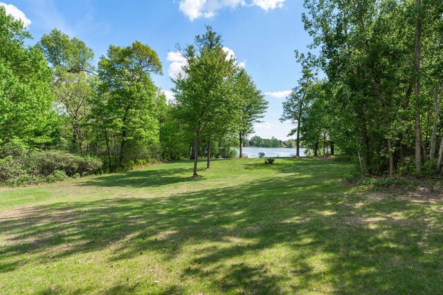 855 Elins Lake Rd SE, Cambridge, MN 55008 - view of green lawn with a water view