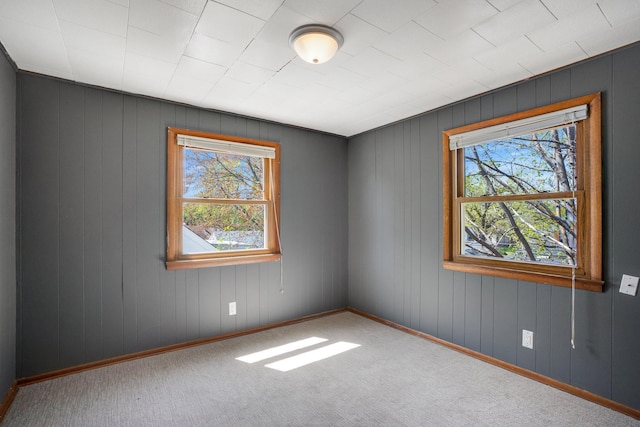 4528 6th St NE, Columbia Heights, MN 55421 - unfurnished room featuring plenty of natural light, baseboards, and carpet