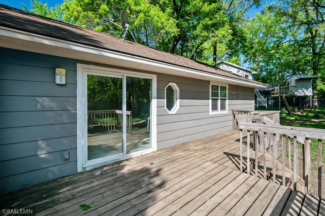 230 8th St NW, Elk River, MN 55330 - view of wooden terrace