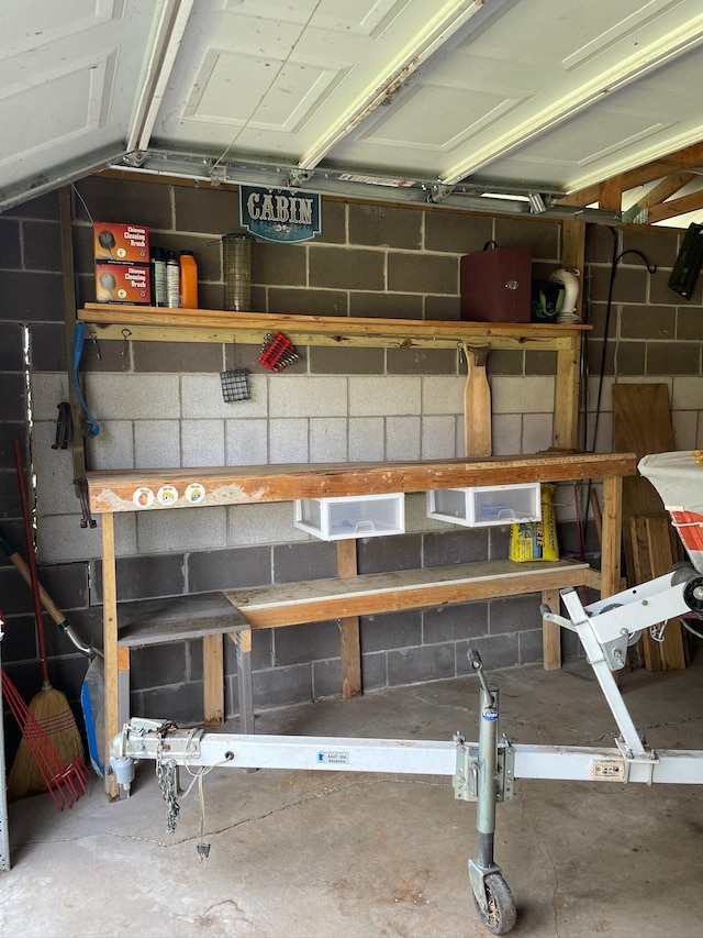 view of storage