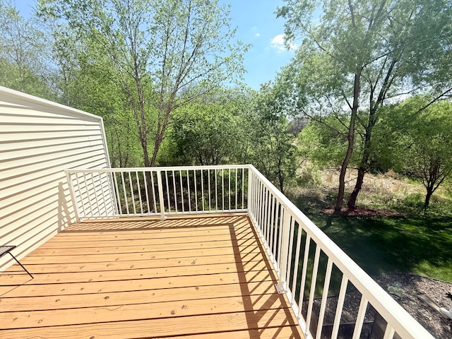 5173 Farnham Dr N, Hugo, MN 55038 - view of wooden terrace