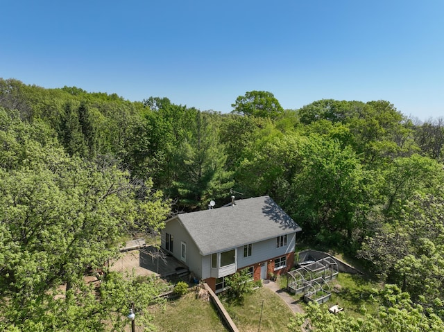 1286 Krattley Ln, North Hudson, WI 54016 - view from above of property featuring a forest