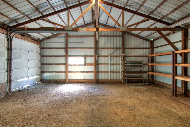 1286 Krattley Ln, North Hudson, WI 54016 - garage featuring metal wall