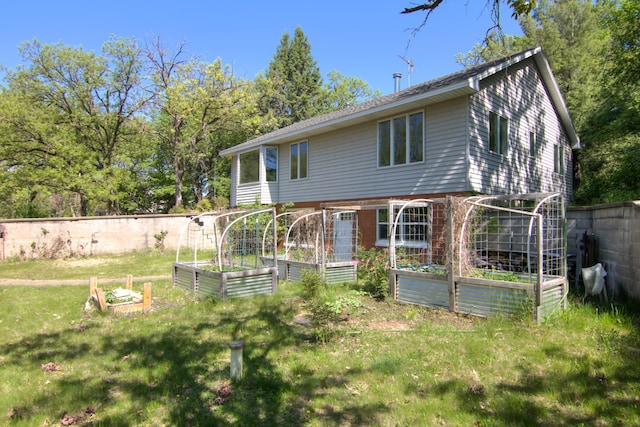 1286 Krattley Ln, North Hudson, WI 54016 - view of front of house with a garden