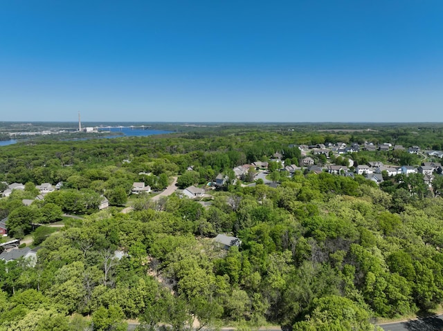 1286 Krattley Ln, North Hudson, WI 54016 - aerial overview of property's location featuring a forest and a large body of water
