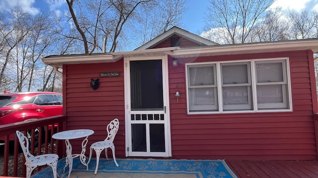 view of front of home